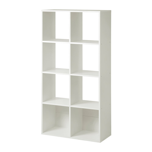 The ubiquitous IKEA Bitrade 2x6 shelf.